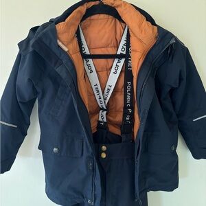 Polarn O. Pyret Waterproof Performance SET Snow Pants + Shell/Puffer Jacket